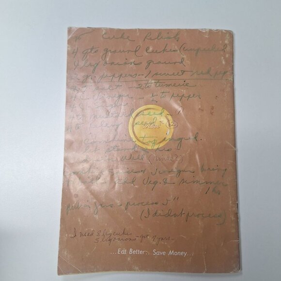 1972 Kerr Home Canning Freezer Recipes Booklet Relish Pickles Fruit Jelly Fish - Picture 2 of 9